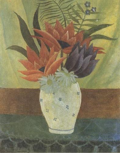 Henri Rousseau Lotus Flowers